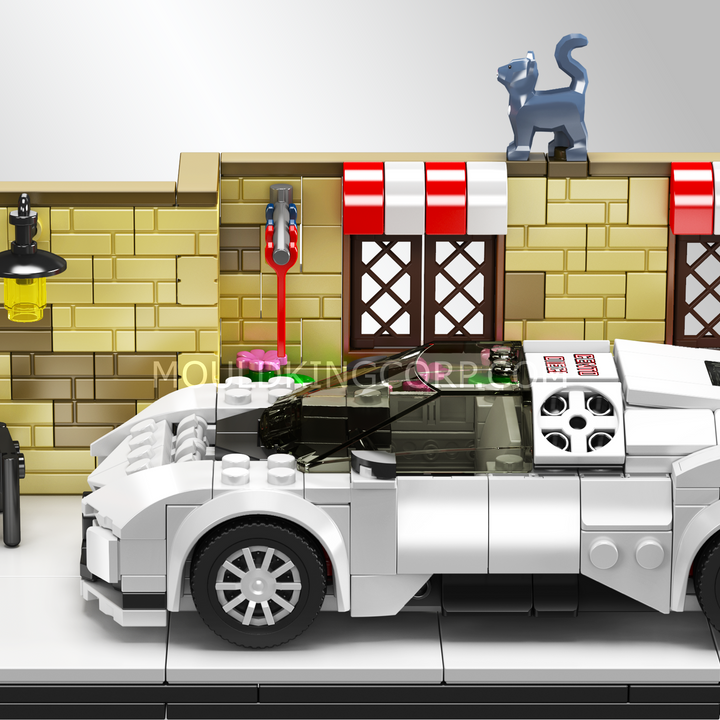 Mould King 24065 Street-side Centodieci Super Sports Car Building Set | 588 Pcs
