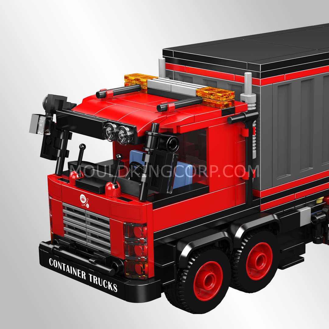 Mould King 24069 Heavy-Duty Container Truck Building Set | 630 Pcs