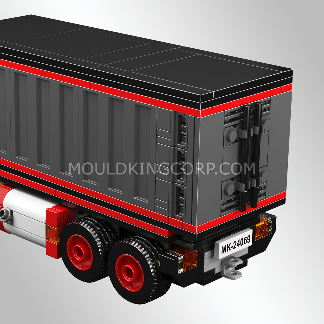 Mould King 24069 Heavy-Duty Container Truck Building Set | 630 Pcs