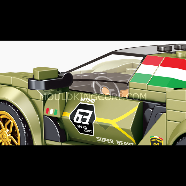 Mallenkoning 27003 Italiaanse Bull Sian Sportwagen Modelbouwset | 333 PCS