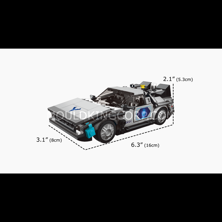 Mould King 27019 DeLorean Time Machine Model Car to Build | 392 PCS