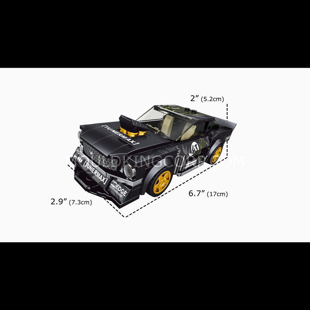 Mallenkoning 27024S Nr. 1965 Mustang Auto Modelbouwset | 414 delig