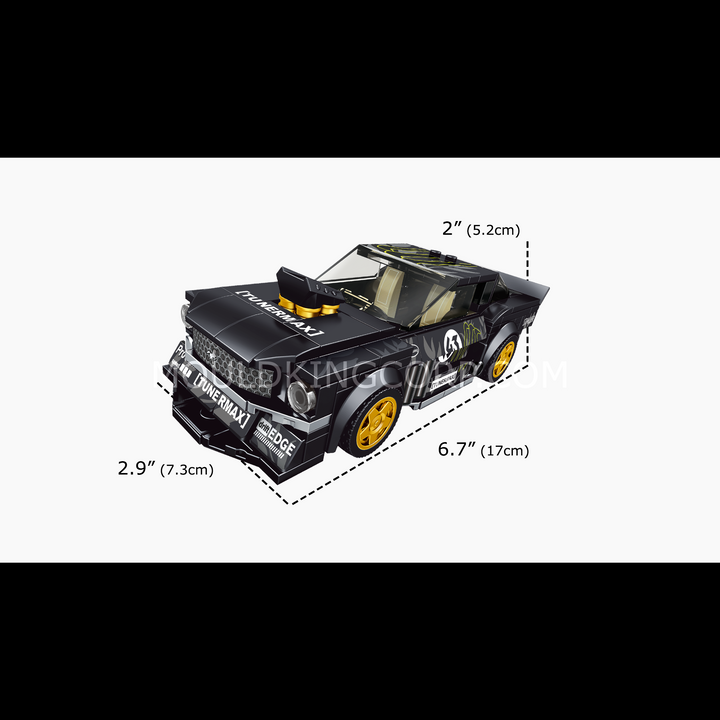 Mallenkoning 27024S Nr. 1965 Mustang Auto Modelbouwset | 414 delig