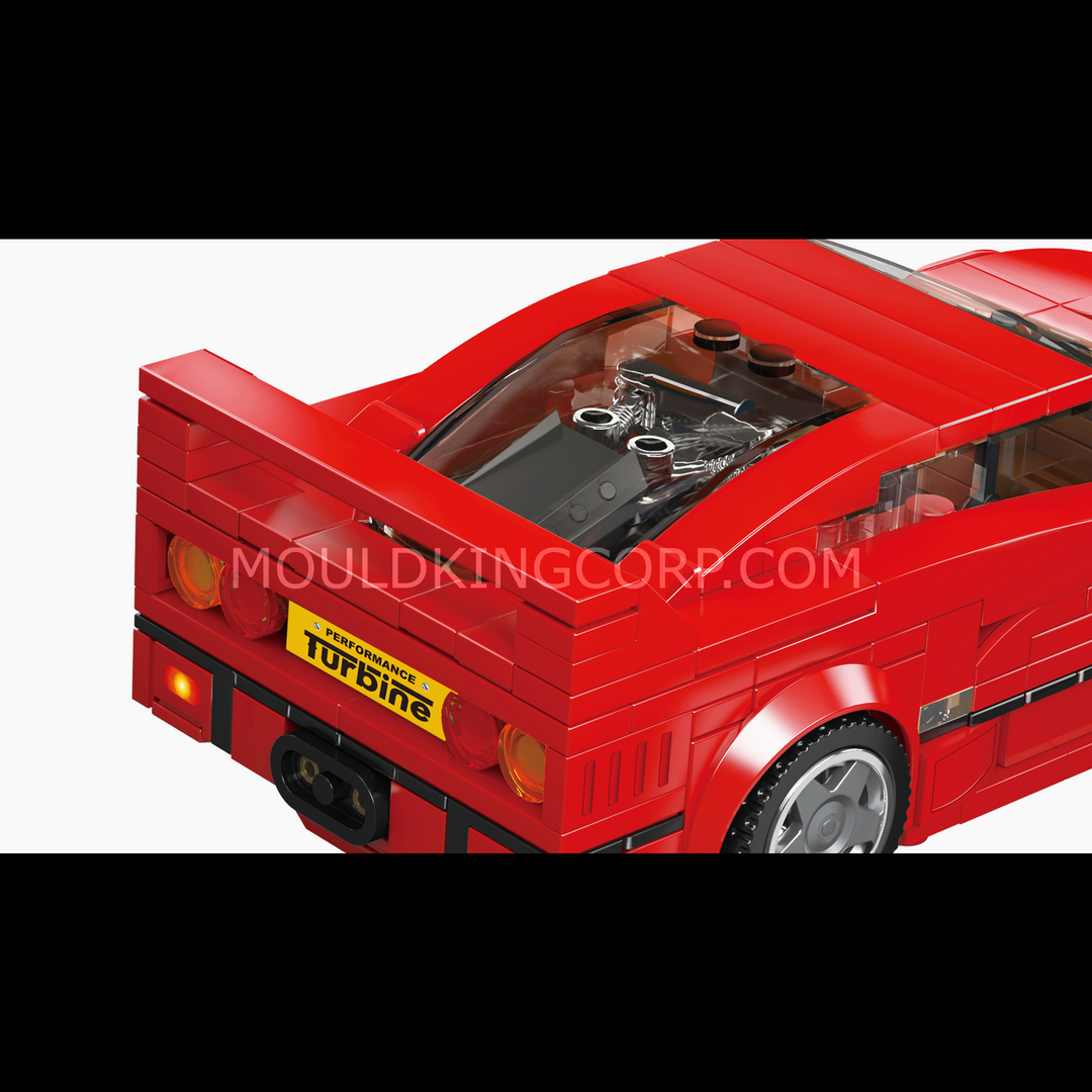 MOULD KING 27038 Rosso Corsa F40 Car Model Building Set | 338 PCS
