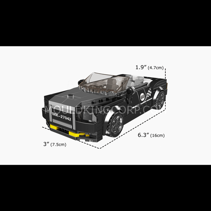 MOULD KING 27042 RR DAWN Kit de construction de modèles de voitures | 385 pièces