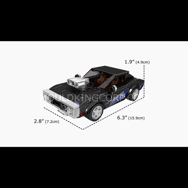 Mould King 27049 Charger RT NARC Car Building Set | 346 Pcs