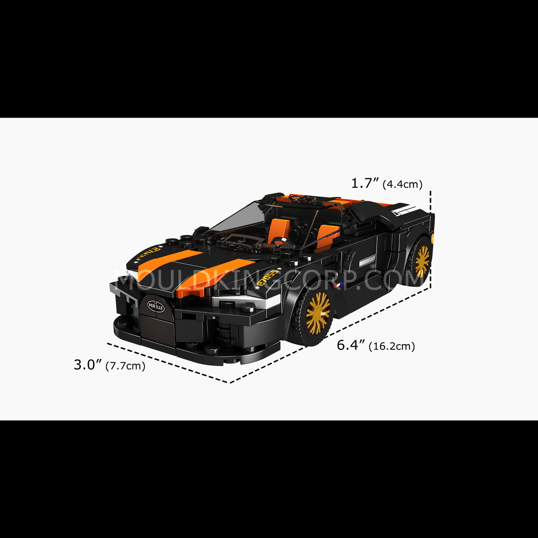 Mould King 27055 Chiron 300+ Supercar Building Set | 386 Pcs