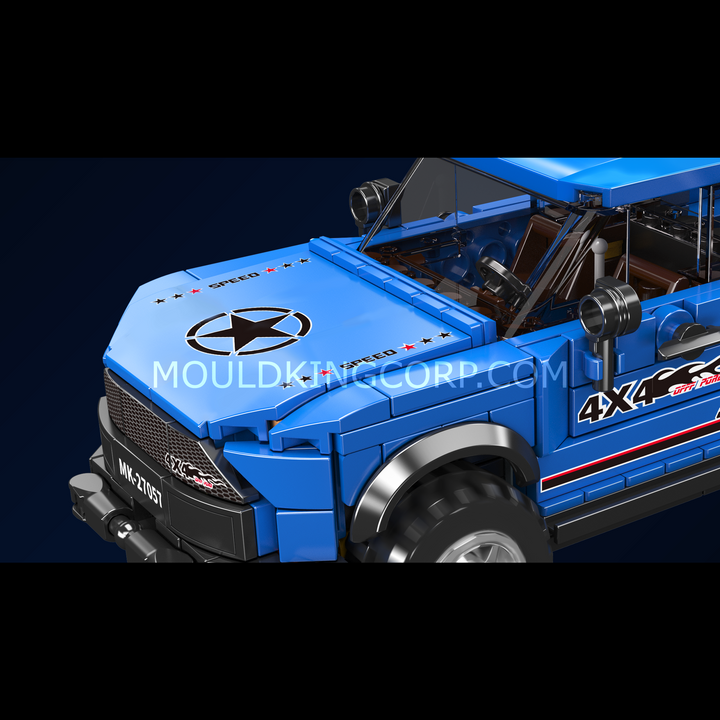 Mould King 27057 F-150 Raptor Pickup Building Set | 465 Pcs