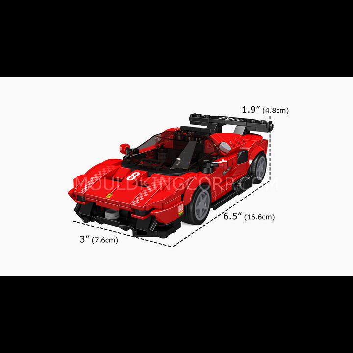 Mould King 27069 P80C Super Car Model Building Set | 449 Pcs
