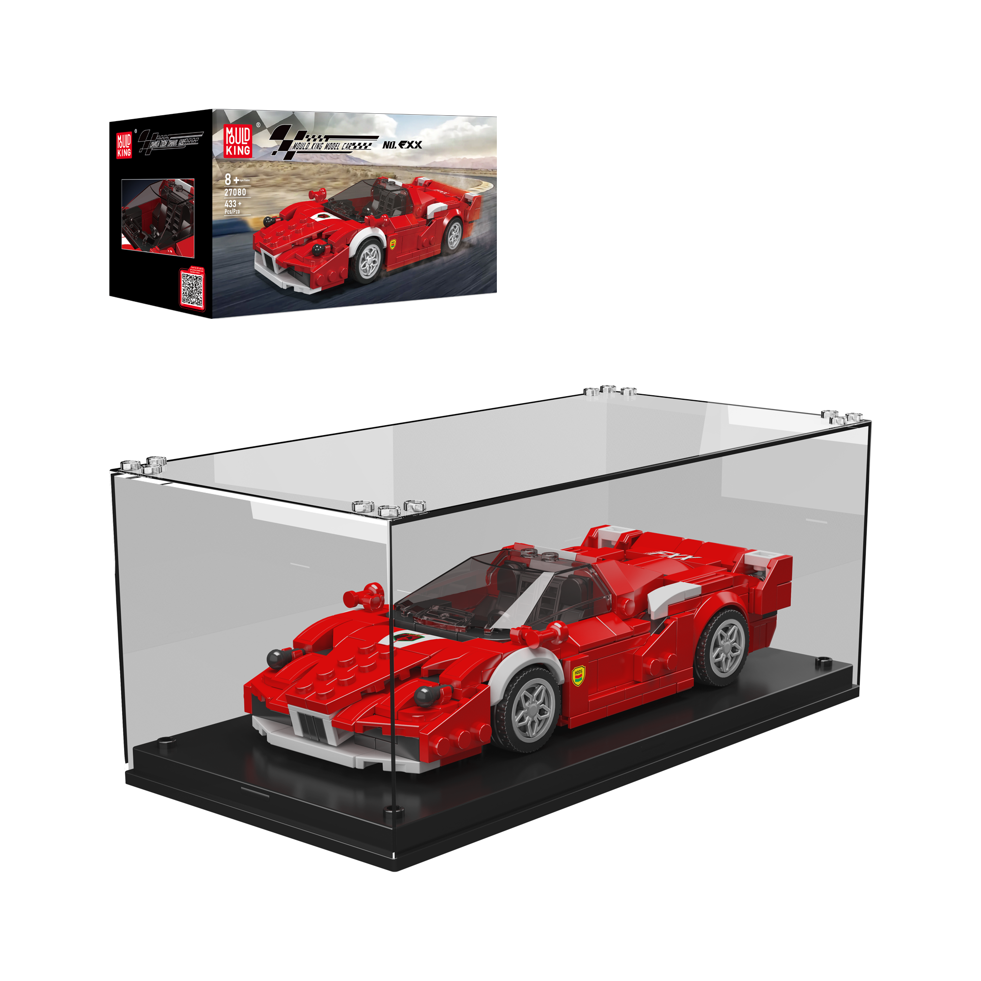 Mould King 27080 FXX Supercar Model Building Set | 433 Pieces