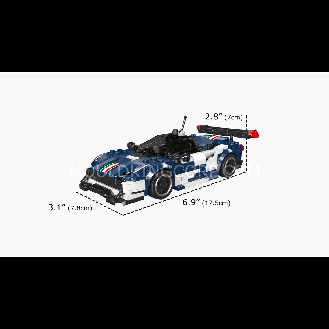 Mould King 27086 F488 GT3 Supercar Modellbausatz | 410 Teile