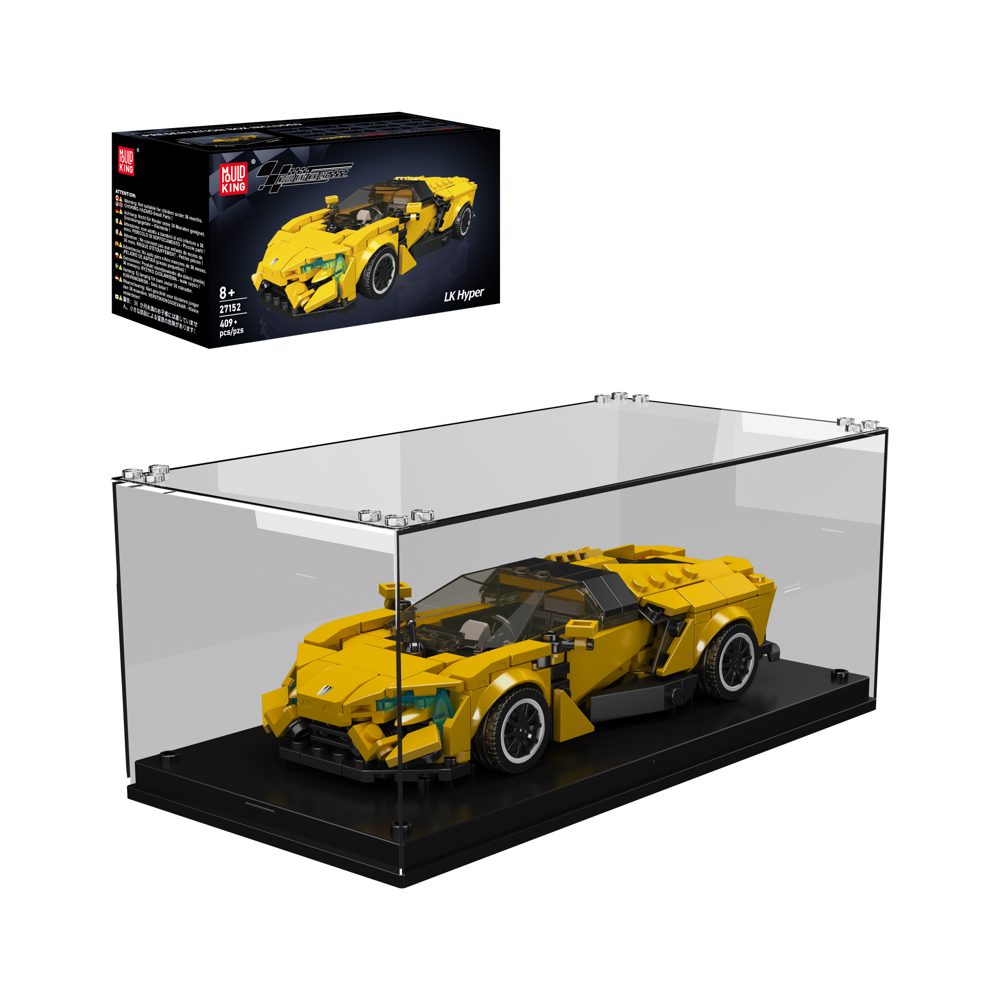 Mould King 27152 LK Hyper Open-Cockpit Hypercar Building Set | 409