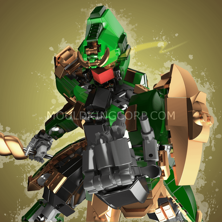 MOULD KING 93002 Legendary General Guan Yu Building Set | 744 PCS