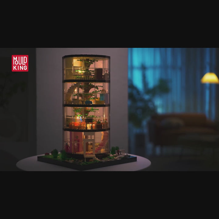 Mould King 16013 Transparent Urban Oasis Bausatz | 3.466 Teile