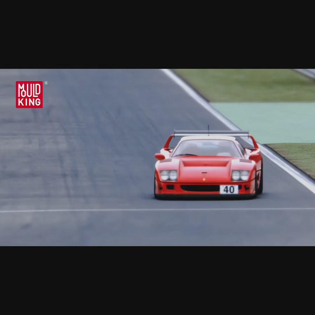 Mould King 13095 F40 Limited Edition Race Car Remote Controlled Building Kit | 2,688 PCS