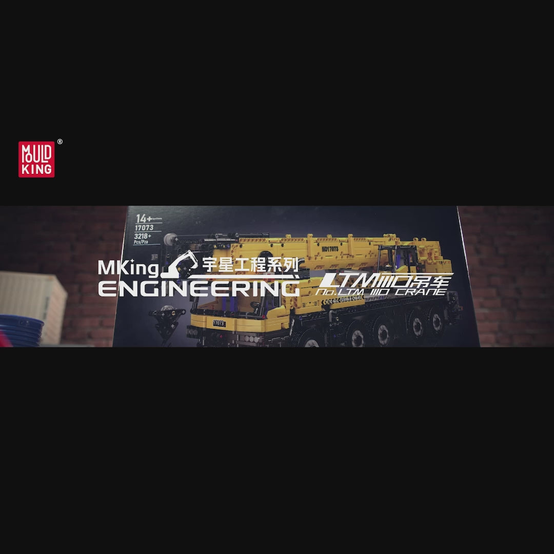 Mallenkoning 17073/17074 LTM 1110 Mobiele Kraan Bouwset | 3.218 Stuks