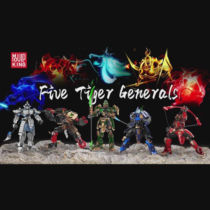 MOULD KING 93002 Legendary General Guan Yu Building Set | 744 PCS