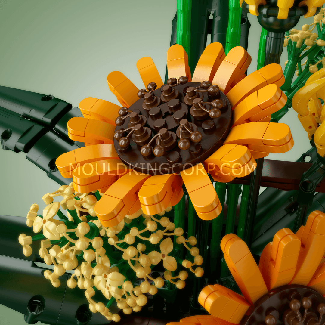 Matrijzenkoning 10024 Paradijsvogel Bloemen Boeket Bouwset | 1.608 PL