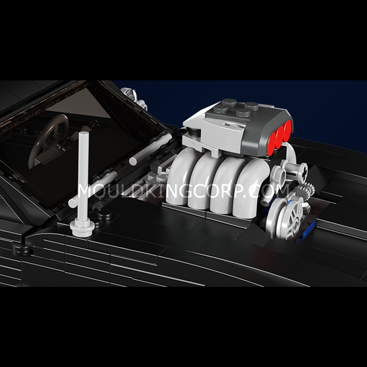 Mould King 10028 Charger American Muscle Car Building Kit | 1,439 PCS