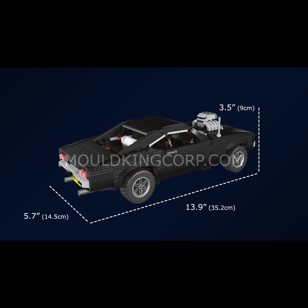 Mould King 10028 Charger American Muscle Car Building Kit | 1,439 PCS