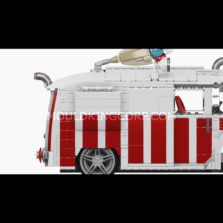 Mould King 10039 Ensemble de modèles de camion de crème glacée | 1 078 pièces