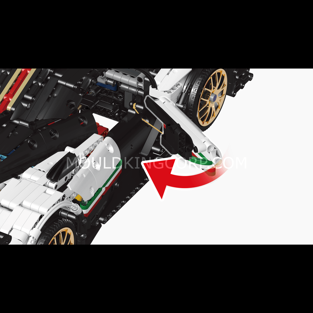Mallenkoning 13060 Zonda R op afstand bestuurbare bouwset | 2.299 pcs