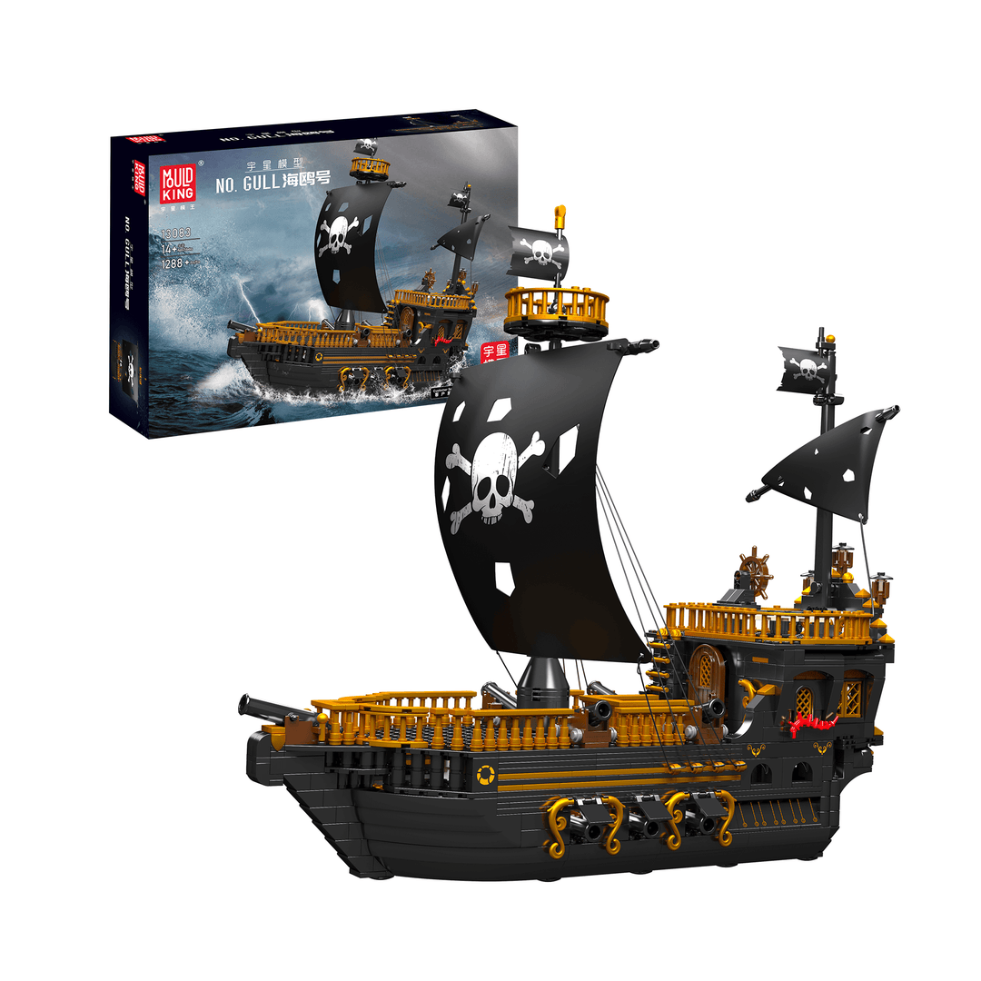 Mould King 13083 Gull Piratenschiff Modellbausatz | 1.288 Teile