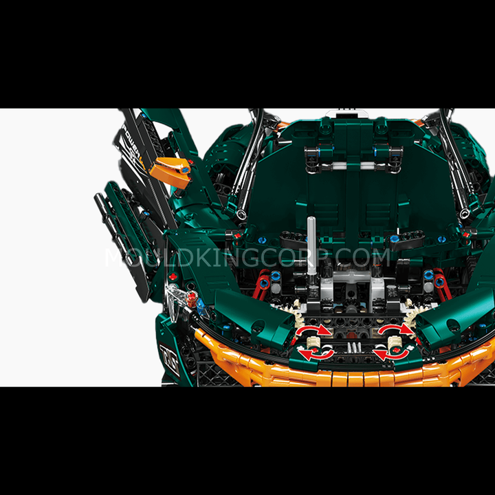 Mould King 13091 P1 MSO Edition Race Car Remote Controlled Building Kit | 3,239 PCS
