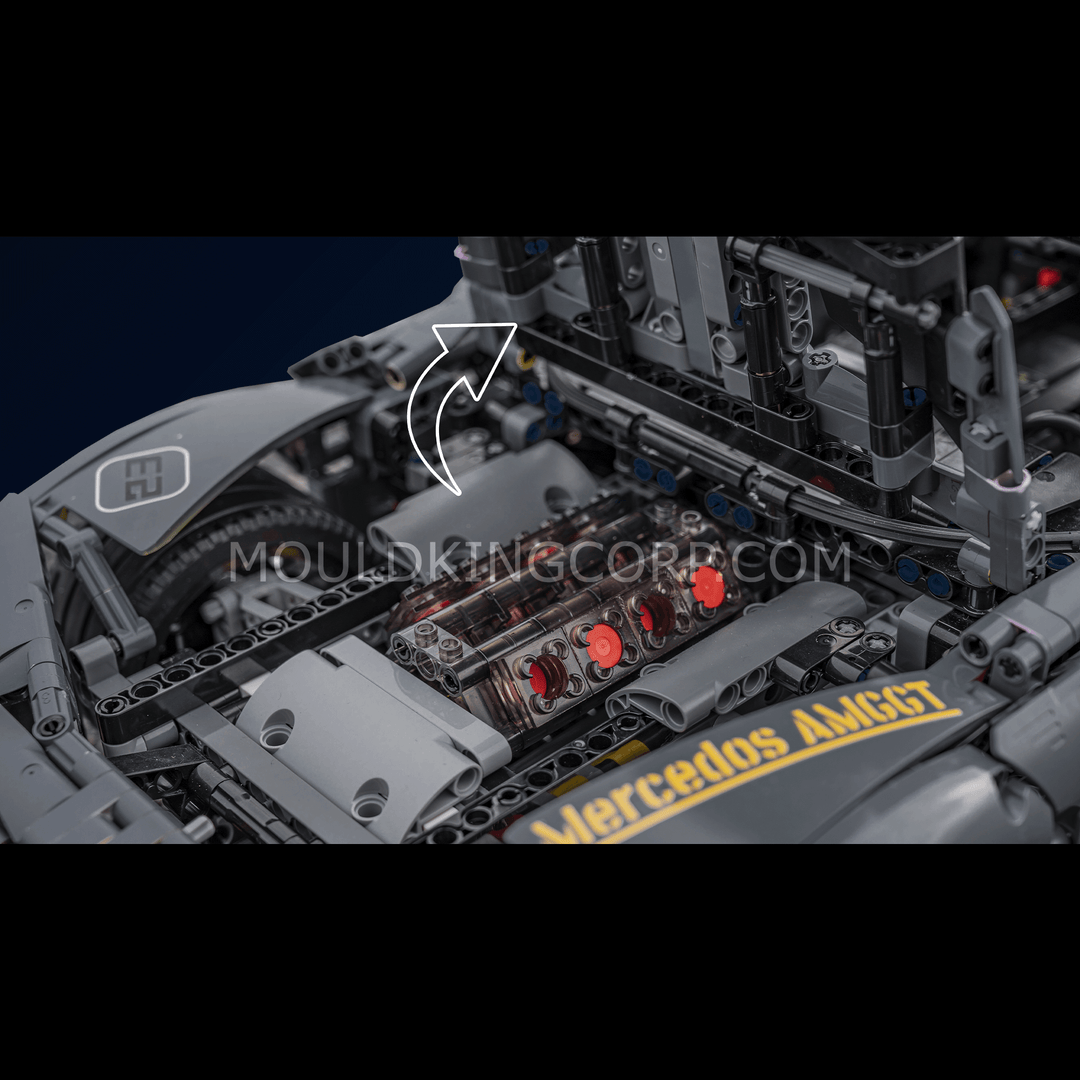 Mallenkoning 13123 AMG GT Shadow Sportwagen Afstandsbediening Bouwset | 2.872 pcs