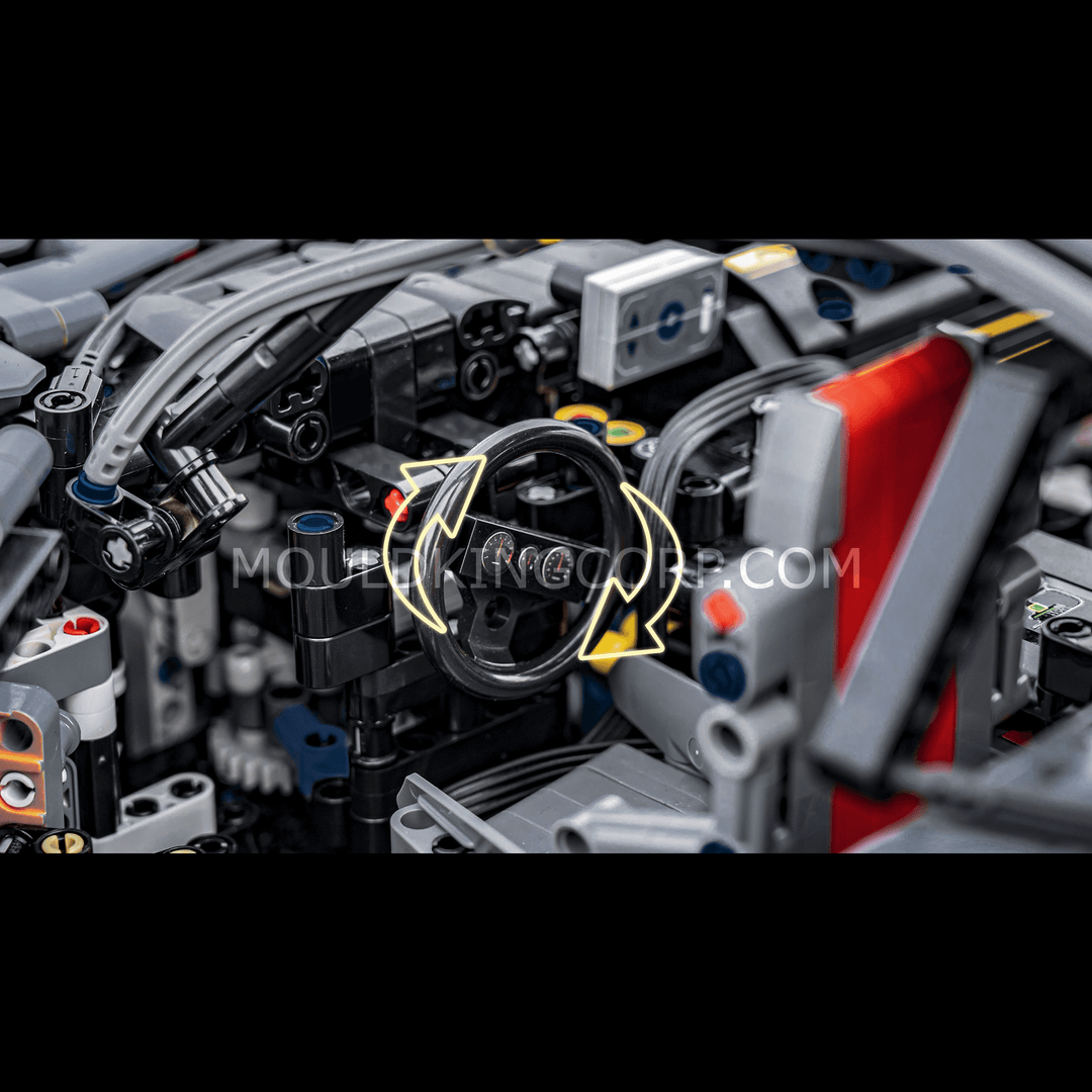 Mallenkoning 13123 AMG GT Shadow Sportwagen Afstandsbediening Bouwset | 2.872 pcs