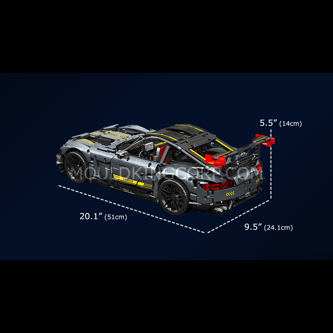 Mallenkoning 13123 AMG GT Shadow Sportwagen Afstandsbediening Bouwset | 2.872 pcs