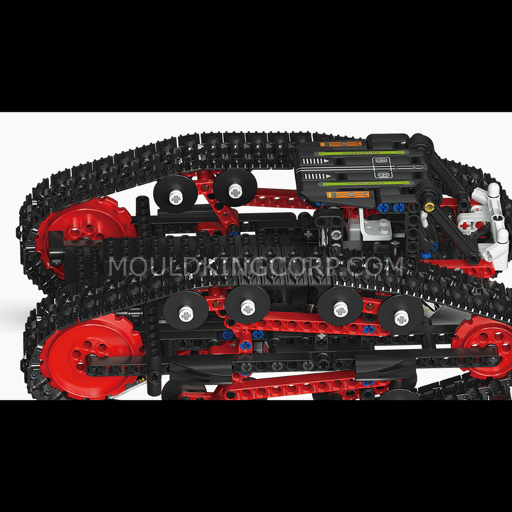 Mould King 13154 Jeu de construction de voiture de course à chenilles contrôlée par application | 836 pièces