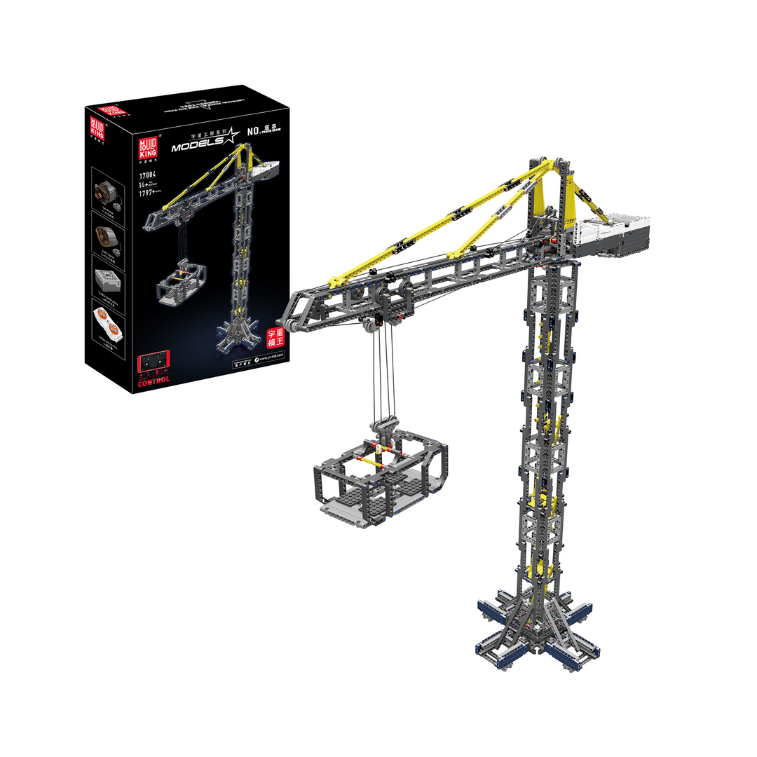 Mallenkoning 17004 Torenkraan Afstandsbediening Bouwset | 1.797 PCS