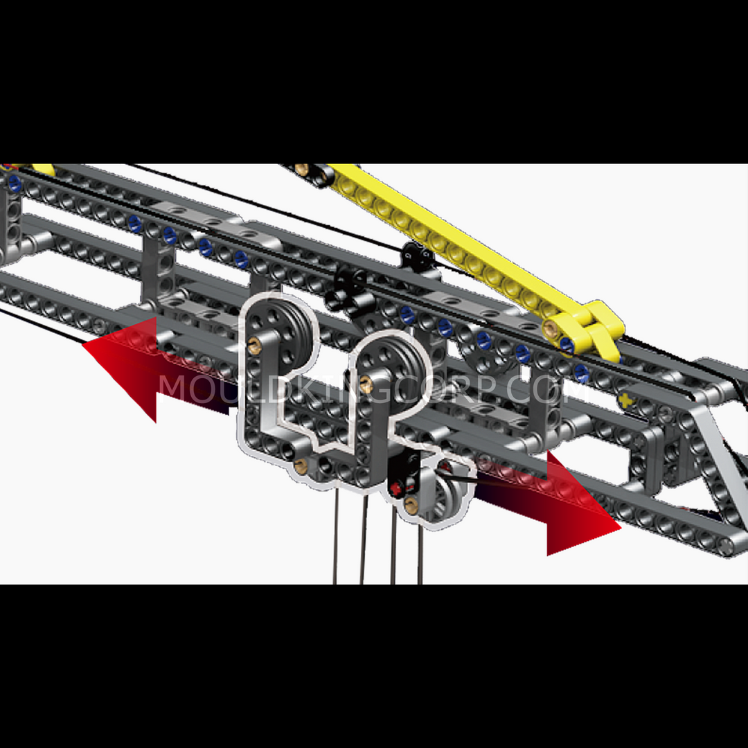 Mallenkoning 17004 Torenkraan Afstandsbediening Bouwset | 1.797 PCS