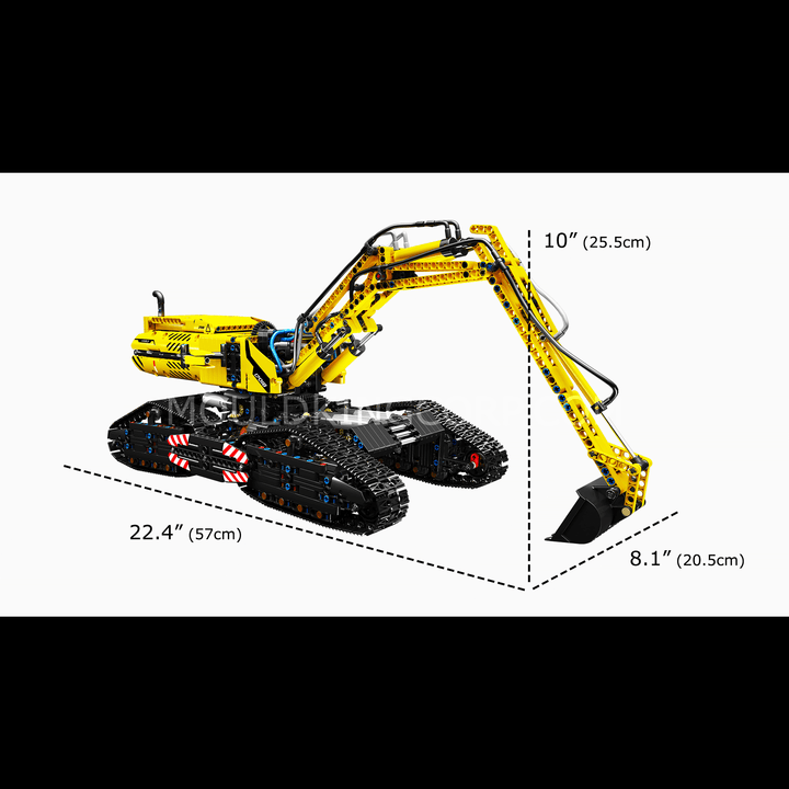 Mallenkoning 17018 RC All Terrain Graafmachine Modelbouwset | 2.237 stuks