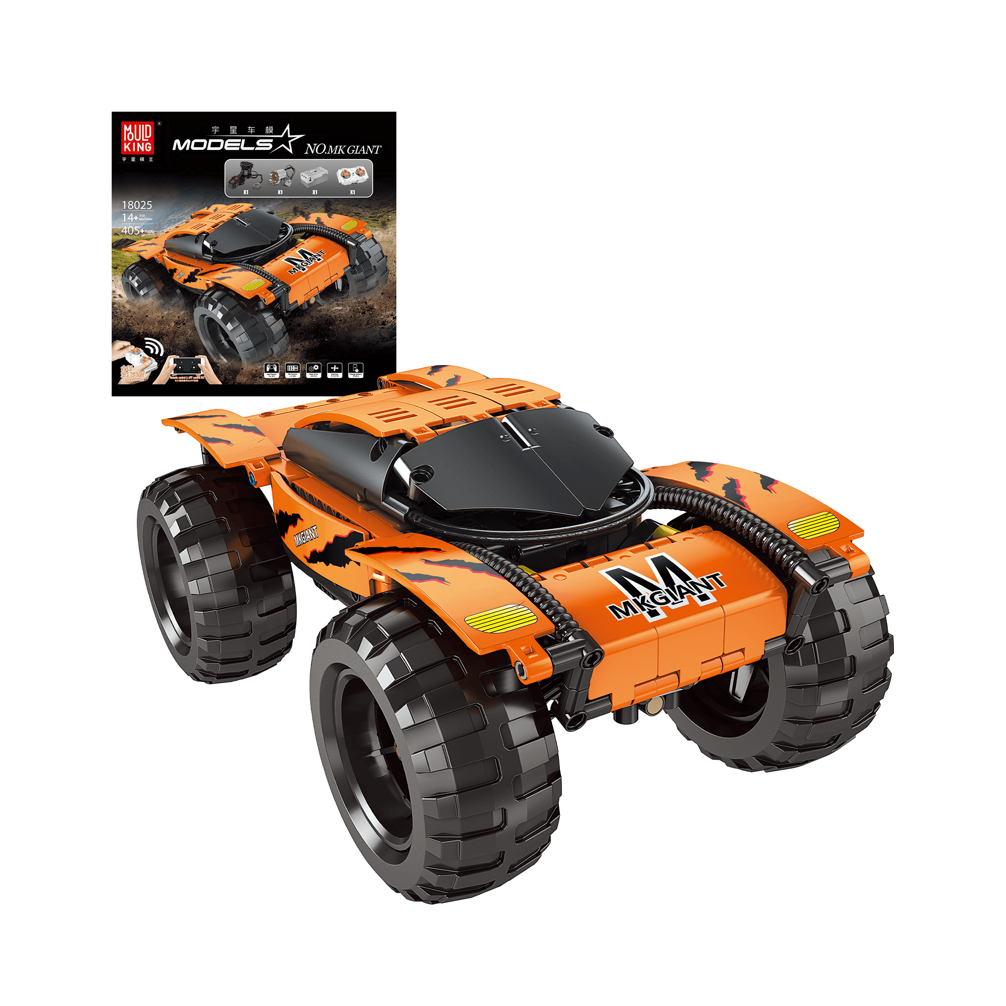 Mould King 18025 Giant Climbing Remote Controlled Buggy 405 PCS