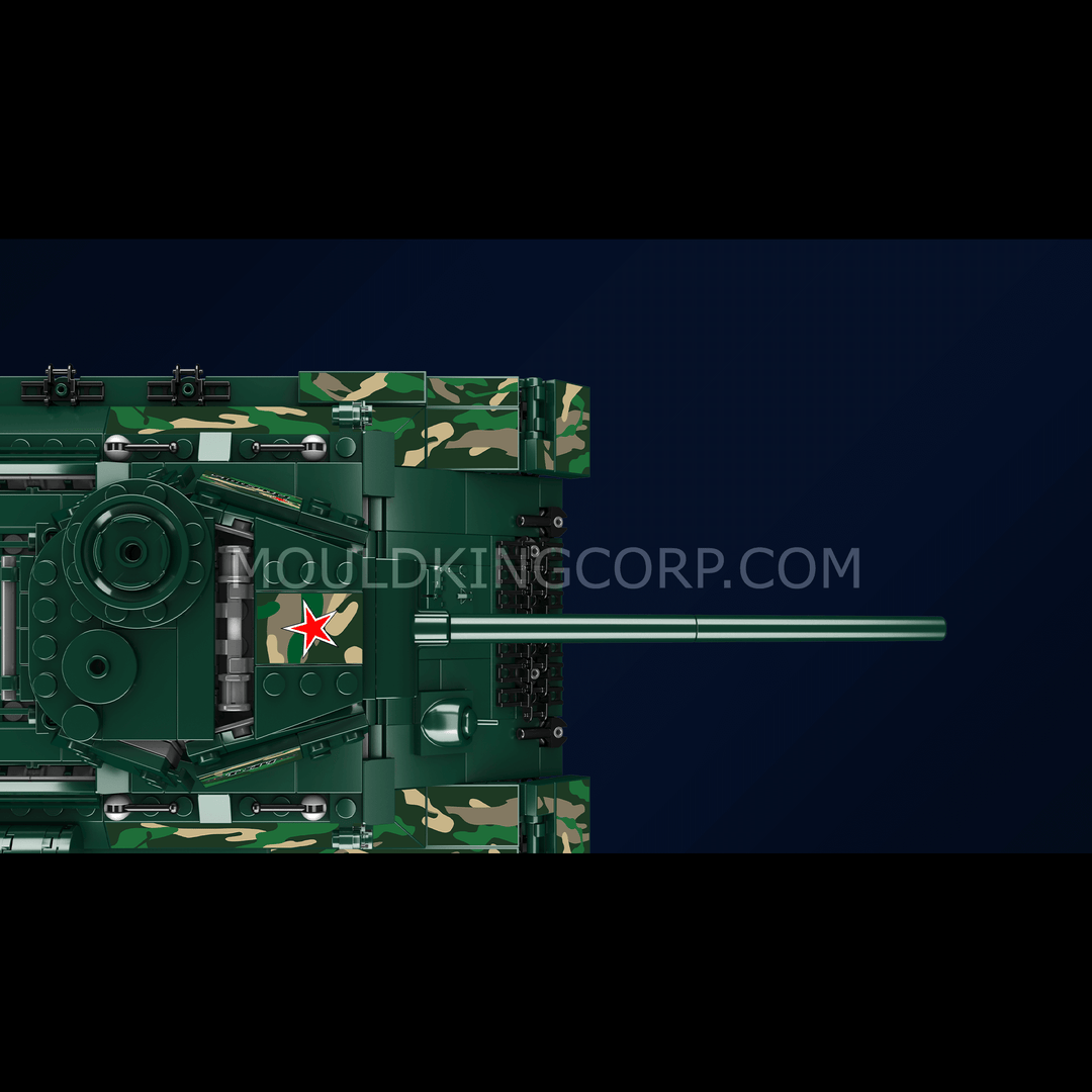 Mould King 20015 Kit de construction de maquettes de chars soviétiques T-34 | 800 pièces