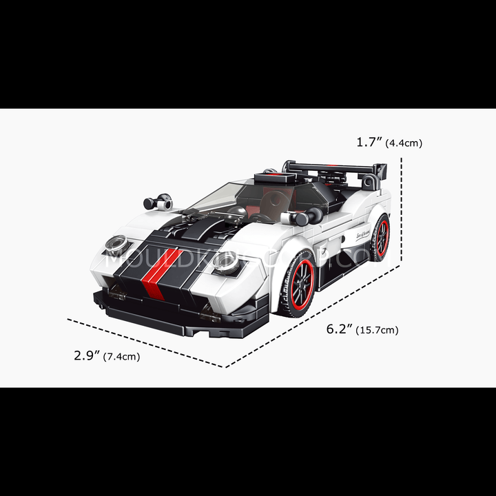 Mould King 27030 Zoda Sports Car Model Building Kit | 374 PCS