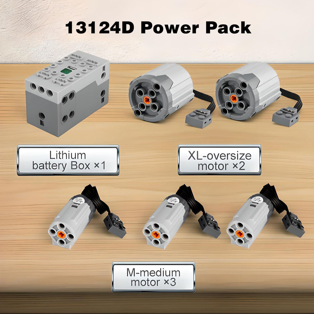 Battery Box Lego Dc Motor Mould King 13124D Power Function Pack - Main Image