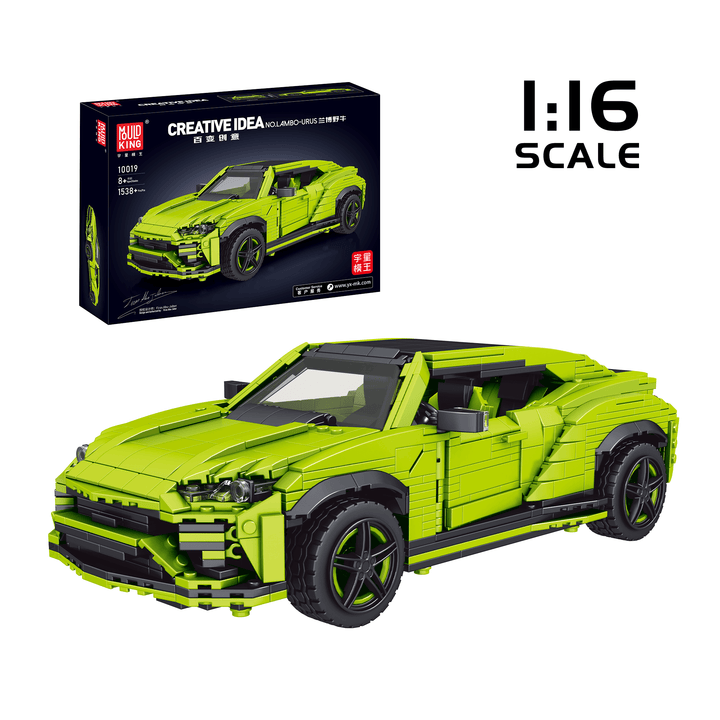 Mould King 10019 Italian Bull Urus Modellauto-Bausatz | 1.538 Teile