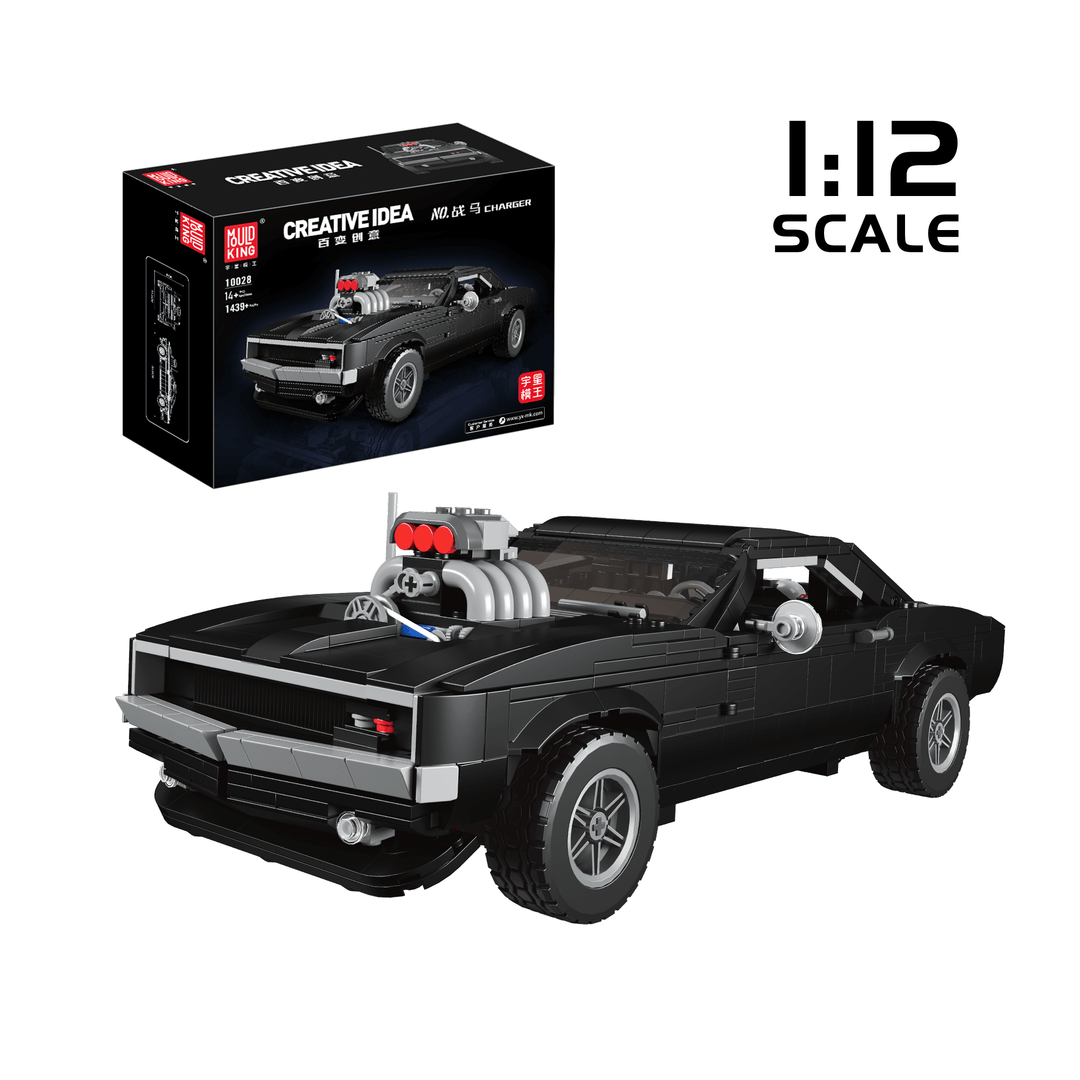 Mould King 10028 Charger American Muscle Car Bausatz | 1.439 Teile