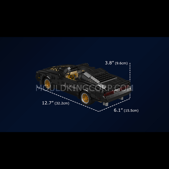 Mould King 10029 1:16 Scale 70s Convertible Muscle Car Building Set | 1,557 Pcs