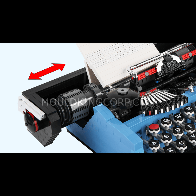MOULD KING 10032 Retro Typewriter Building Toy Set | 2,139 PCS