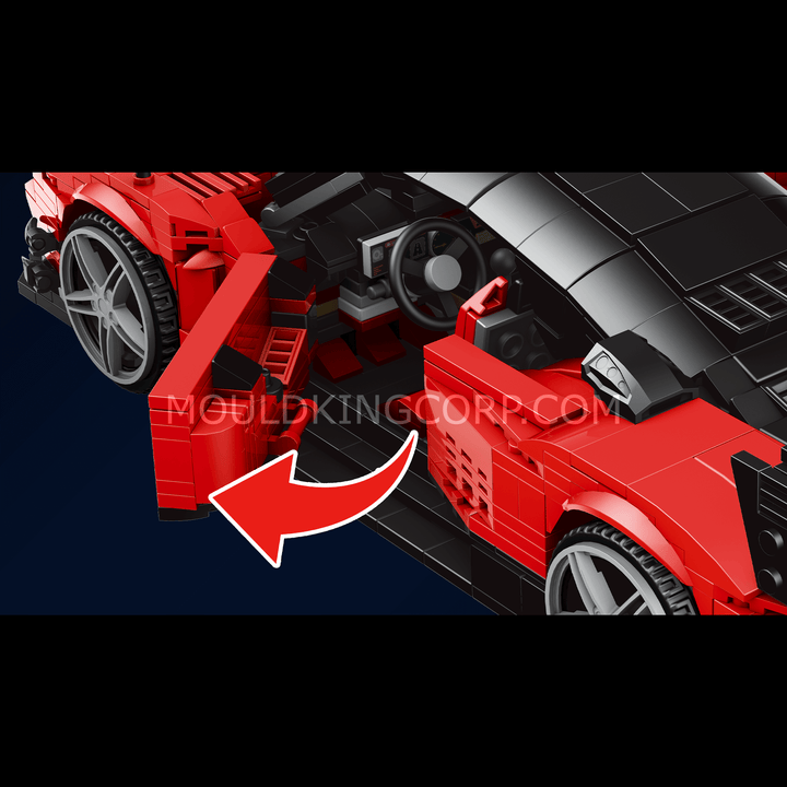 MOULD KING 10041 Zonda R Sportwagen-Modellbausatz | 1.278 PCS