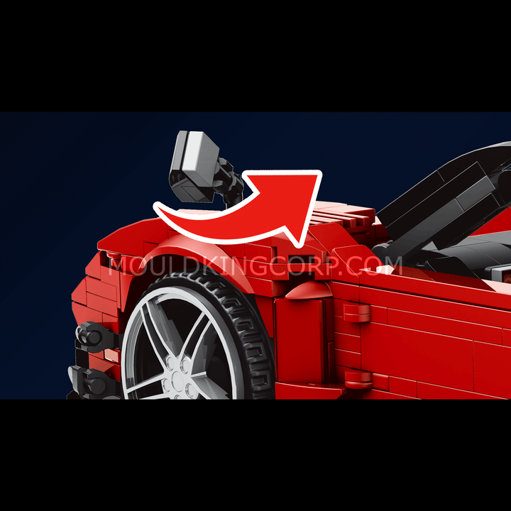 MOULD KING 10041 Zonda R Sportwagen-Modellbausatz | 1.278 PCS