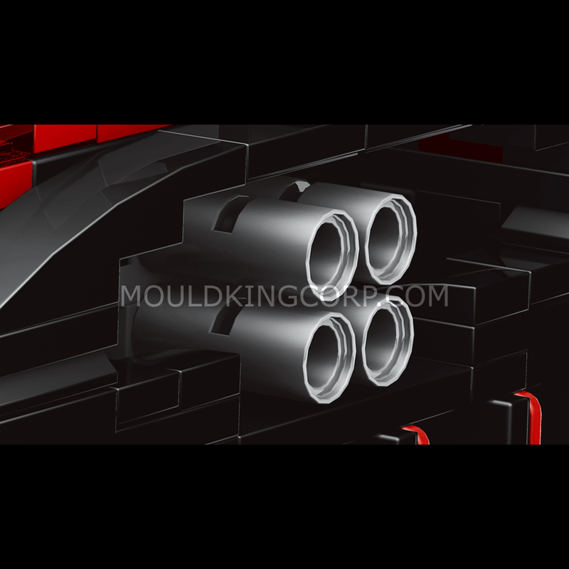 MOULD KING 10041 Zonda R Sports Car Model Building Set | 1,278 PCS
