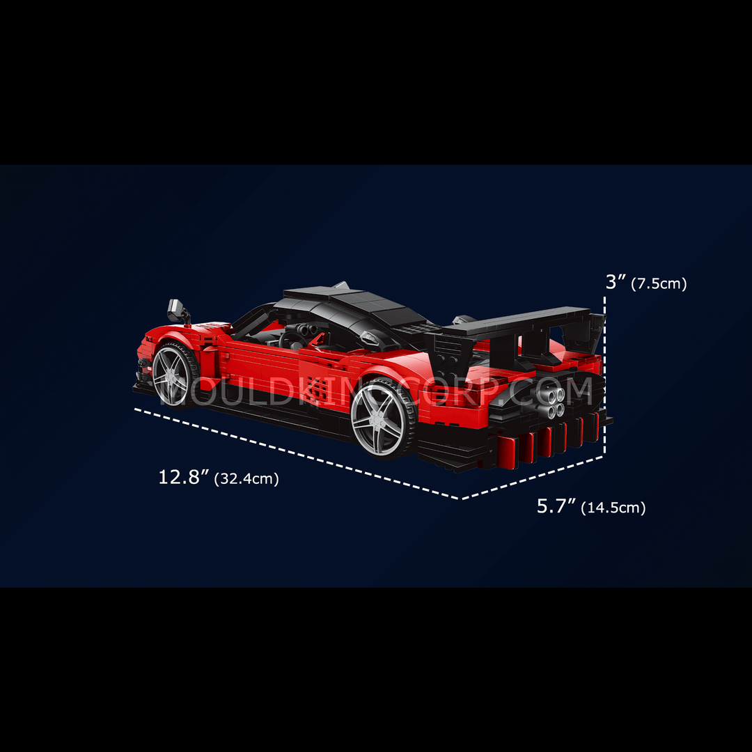 MOULD KING 10041 Zonda R Sportwagen-Modellbausatz | 1.278 PCS