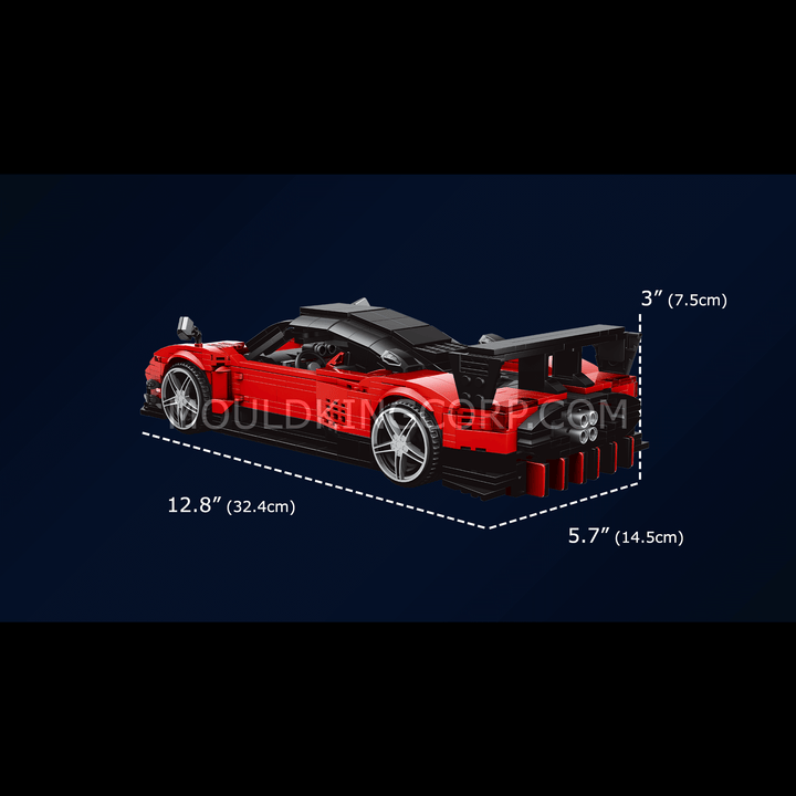 MOULD KING 10041 Zonda R Sportwagen-Modellbausatz | 1.278 PCS