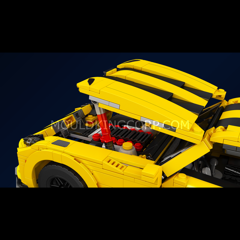 Mould King 10046S D. Viper Sports Car Building Set | 1,373 Pcs