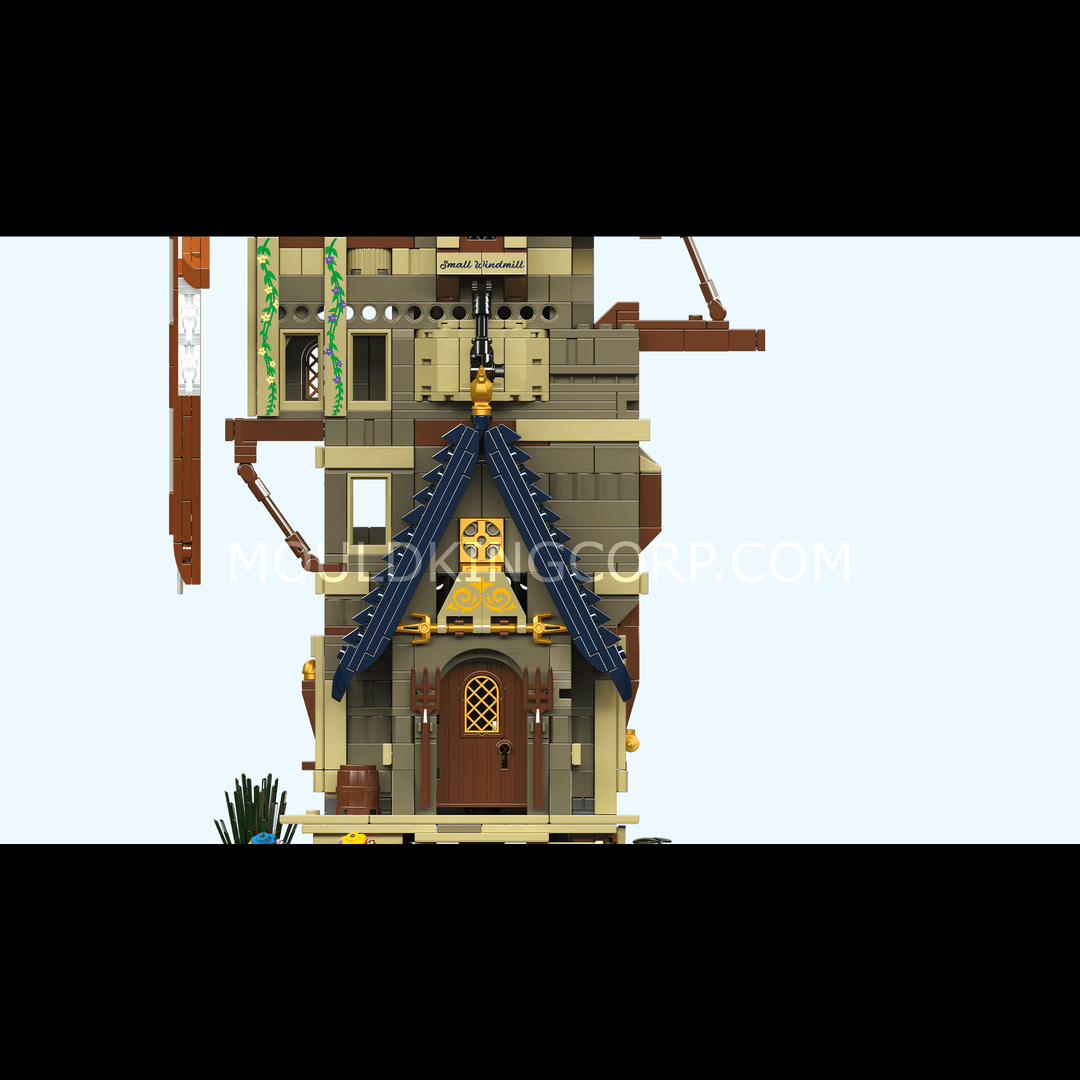 Mallenkoning 10060 Middeleeuws Europa Windmolen Bouwset | 1.584 Stuks